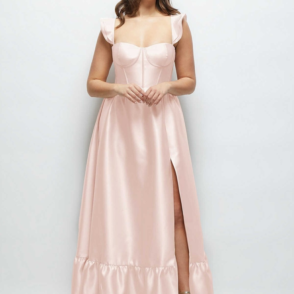 Elegant Pink Evening Gown